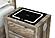 Callie Brown Nightstand w/Wireless Charging Platform & LED Speaker by Global Furniture