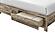 Callie Brown Queen Bed w/Storage by Global Furniture