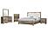 Callie Brown Queen Bed Group by Global Furniture