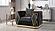 Cavalli Velvet Upholstery Chair - Black by Galaxy Furniture