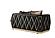Cavalli Velvet Upholstery Loveseat - Black by Galaxy Furniture