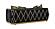 Cavalli Velvet Upholstery Sofa - Black by Galaxy Furniture