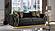 Cavalli Velvet Upholstery Sofa - Black by Galaxy Furniture
