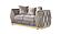 Cavalli Velvet Upholstery Loveseat - Taupe by Galaxy Furniture