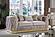 Cavalli Velvet Upholstery Sofa - Taupe by Galaxy Furniture