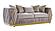 Cavalli Velvet Upholstery Sofa - Taupe by Galaxy Furniture
