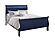 Charlie Blue Full Bed Group w/LED by Global Furniture