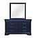 Charlie Blue Queen Bed w/LED, Dresser, Mirror, Nightstand by Global Furniture