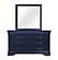 Charlie Blue Twin Bed, Dresser, Mirror, & Nightstand by Global Furniture