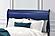 Charlie Blue Twin Bed, Dresser, Mirror, & Nightstand by Global Furniture