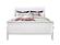 Charlie White Queen Bed w/LED, Dresser, Mirror & Nightstand by Global Furniture