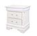 Charlie White Twin Bed, Dresser, Mirror & Nightstand by Global Furniture