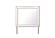 Clara Beige Upholstered Mirror by Global Furniture