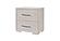 Clara Beige Nightstand by Global Furniture