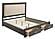Colorado Charcoal King 2Pc Set w/Bed & 1 Nightstand by Galaxy Furniture