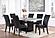 D02 Black/White Dining Table by Global Furniture