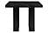D04 Black Bar Table + D04BS Black Velvet Bar Stool by Global Furniture