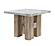 D04 Natural Bar Table + D8685 Beige/Natural Bar Stool by Global Furniture