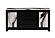 D12 Black Faux Panda Marble Top Buffet by Global Furniture