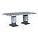 D1212 Grey Faux Marble Top Dining Table by Global Furniture