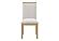 D1248 Natural Dining Table & 4 D1248 Natural Upholstery Dining Chairs & Dining Bench by Global Furniture