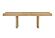 D1248 Natural Dining Table & 4 D1248 Natural Upholstery Dining Chairs & Dining Bench by Global Furniture
