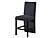 D12 Black Fabric Bar Stool (Set of 2) by Global Furniture