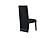 D12 Black Velvet Dining Chair (Set of 2) by Global Furniture