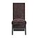 D12 White/Black Dining Table & 6 D12 Brown Valvet Dining Chairs by Global Furniture