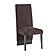D12 White/Black Dining Table & 6 D12 Brown Valvet Dining Chairs by Global Furniture