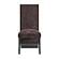 D12 Brown Dining Table w/6 D12 Brown Fabric Dining Chairs by Global Furniture