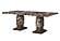 D12 Brown Faux Marble Top Dining Table by Global Furniture