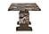 D12 Brown Faux Marble Top Dining Table by Global Furniture