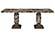 D12 Brown Faux Marble Top Dining Table by Global Furniture
