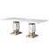 D12 Natural Dining Table + D12 Beige/Natural Dining Chair by Global Furniture