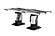 D12DT White/Black Marble Dining Table by Global Furniture