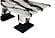 D12DT White/Black Marble Dining Table by Global Furniture