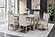 D1321 Light Grey Fabric Dining Chair by Global Furniture