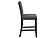 D1622 Black Fabric Bar Stool by Global Furniture