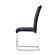 D1628DT Rectangular Clear Glass Dining Table + D915DC Black Dining Chair by Global Furniture
