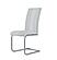 D1628DT Rectangular Clear Glass Dining Table + 8 D915DC White Dining Chair by Global Furniture