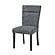 D2410 Grey Dining Table & D86DC Grey Fabric Dining Chair by Global Furniture