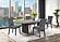 D2410 Grey Dining Table by Global Furniture