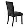 D2502 Black Fabric Dining Chair (Set of 2) by Global Furniture