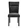 D2502 Black Dining Table & 6 D2502DC Black Dining Chairs by Global Furniture