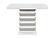 D2507 White/Grey Square Bar Table by Global Furniture