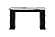D3232CST Black Console Table + 2 Light Grey Stools by Global Furniture