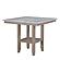 D4010BT Natural Bar Table + D1622BS White Bar Stools by Global Furniture