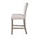 D4010BT Natural Bar Table + D1622BS White Bar Stools by Global Furniture