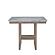 D4010BT Natural Bar Table + D1622BS White Bar Stools by Global Furniture
